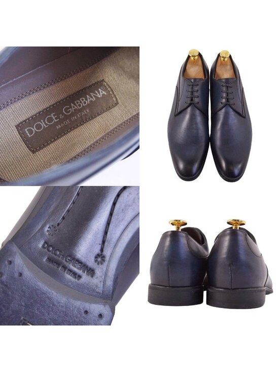 Dolce & Gabbana Leather Derby Shoes With Fur | Sendegaro Dolce & Gabbana Leather?shoes